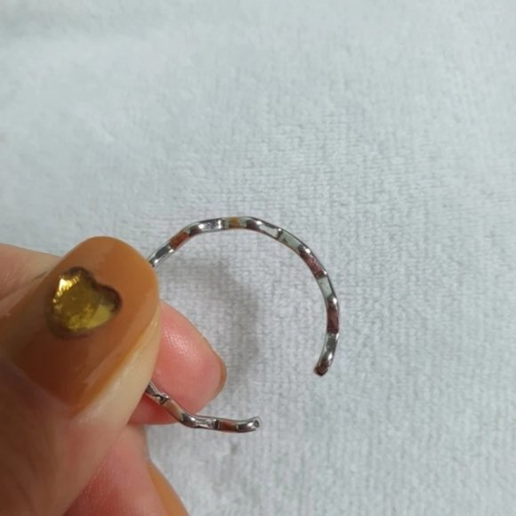 🍒 925 Sterling Silver ZIGZAG Wave Ring - Picture 6 of 11